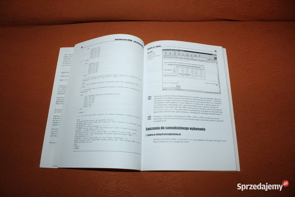 Tworzenie stron WWW Ćwiczenia Maria Sokół sprzedam