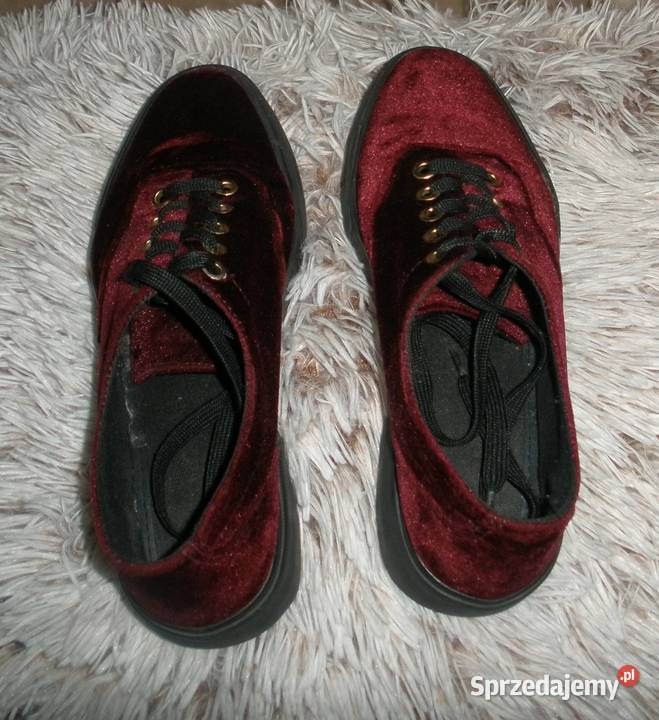 Buty sneakersy bordowe damskie rozmiar 38 Kraków