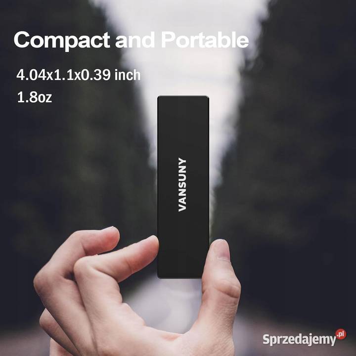 Dysk twardy zewnętrzny Vansuny SSD 1 TB prędkość Pozostałe Myszyniec