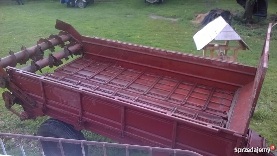 Rozrzutnik obornika 1osiowy rosyjski nieuszkodzony Skorczyce