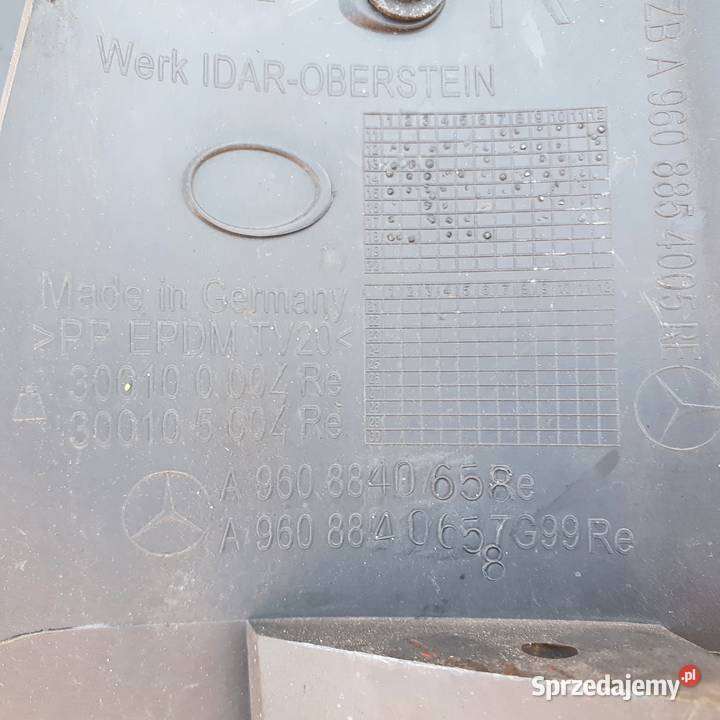 MERCEDES ACTROS MP4 SPOILER OWIEWKA ZDERZAKA lubuskie Bieleń