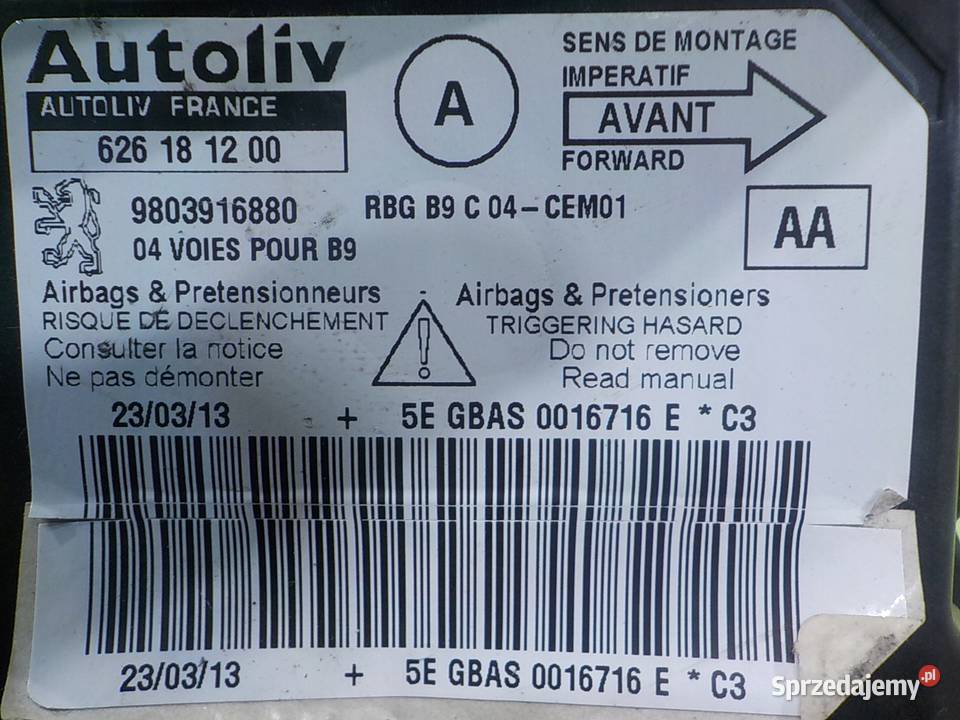 PARTNER II III LIFT I 16 HDI 13r modul sensor