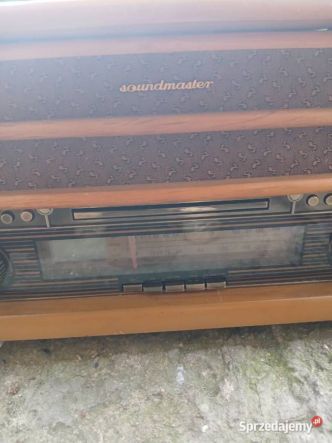 Retro adapterz radiem w pełni sprawny Warnice