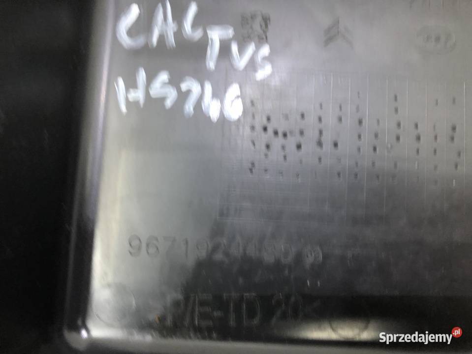 OBUDOWA SKRZYNKI BEZPENICZKÓW CITROEN C4 CACTUS osobowe Skrzynki bezpieczników wielkopolskie
