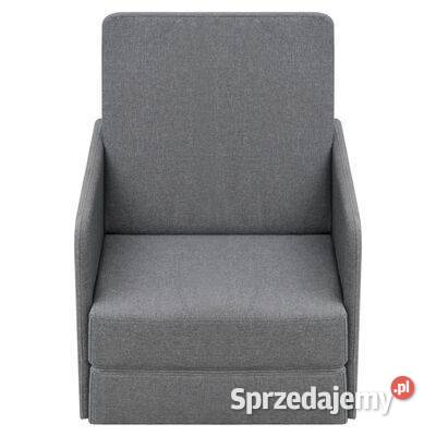 vidaXL Rozkładany fotel jasnoszary Fotele Warszawa