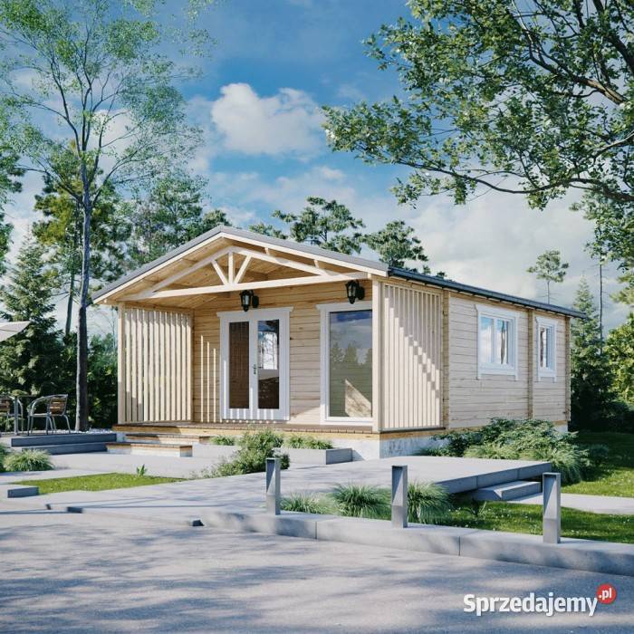 DREWNIANY DOMEK LETNISKOWY HAWANA 336 11 M2 Mrągowo