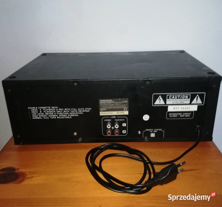 Magnetofon dwukasetowy Universum C155 Audio