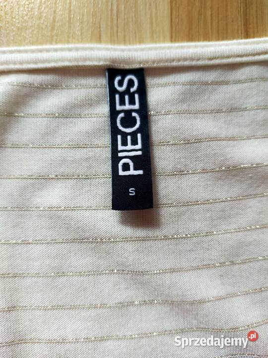 Koszulka w złote paski Paski Łódź
