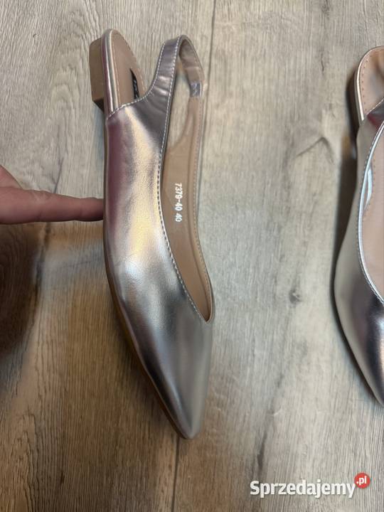 40 Srebrnej baleriny wieczorowe z odkrytą Pięta Kraków