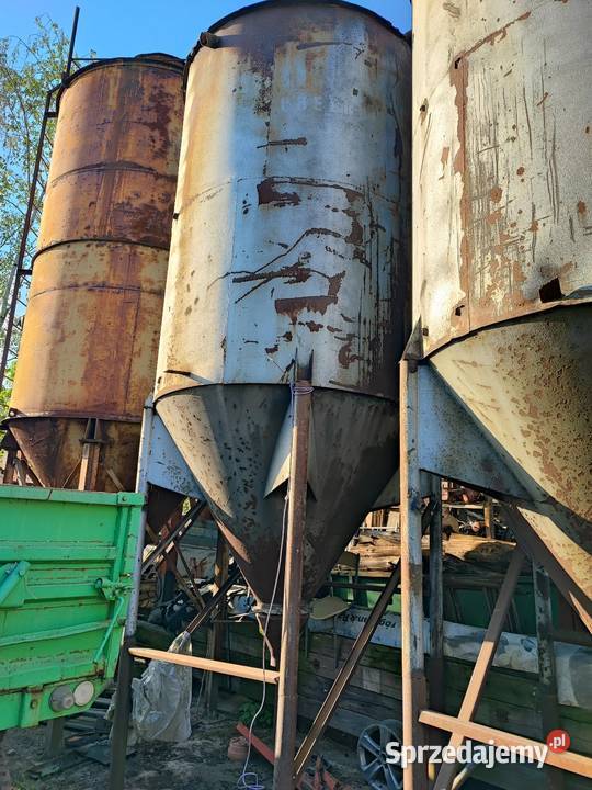 Zbiornik silos na zboże cement Chojnów