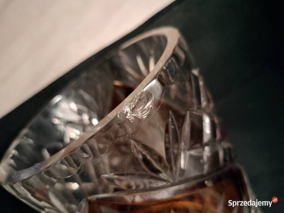 Kryształowy wazon 21 wysokość PRL zachodniopomorskie sprzedam