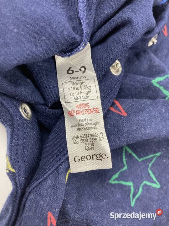 Body w gwiazdki bez rękawów 6874 George mazowieckie Warszawa sprzedam