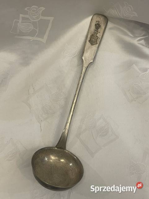 Platerowana chochla herbowa Antyki Kraków