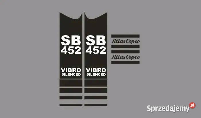 Naklejki naklejka oklejenie ATLAS COPCO SB 452 Janików sprzedam