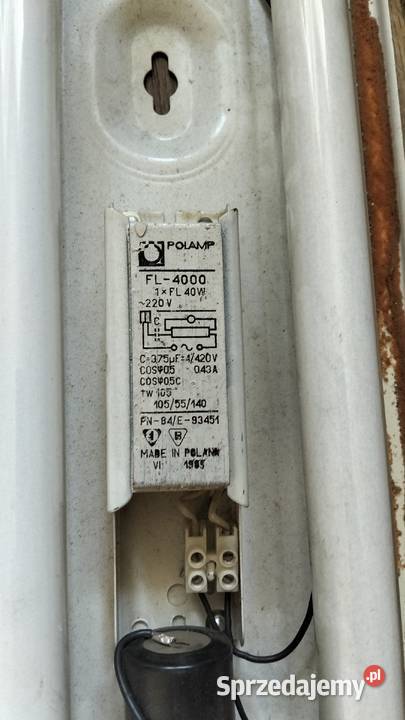 Lampa awaryjna lampa sufitowa świetlówkowa na