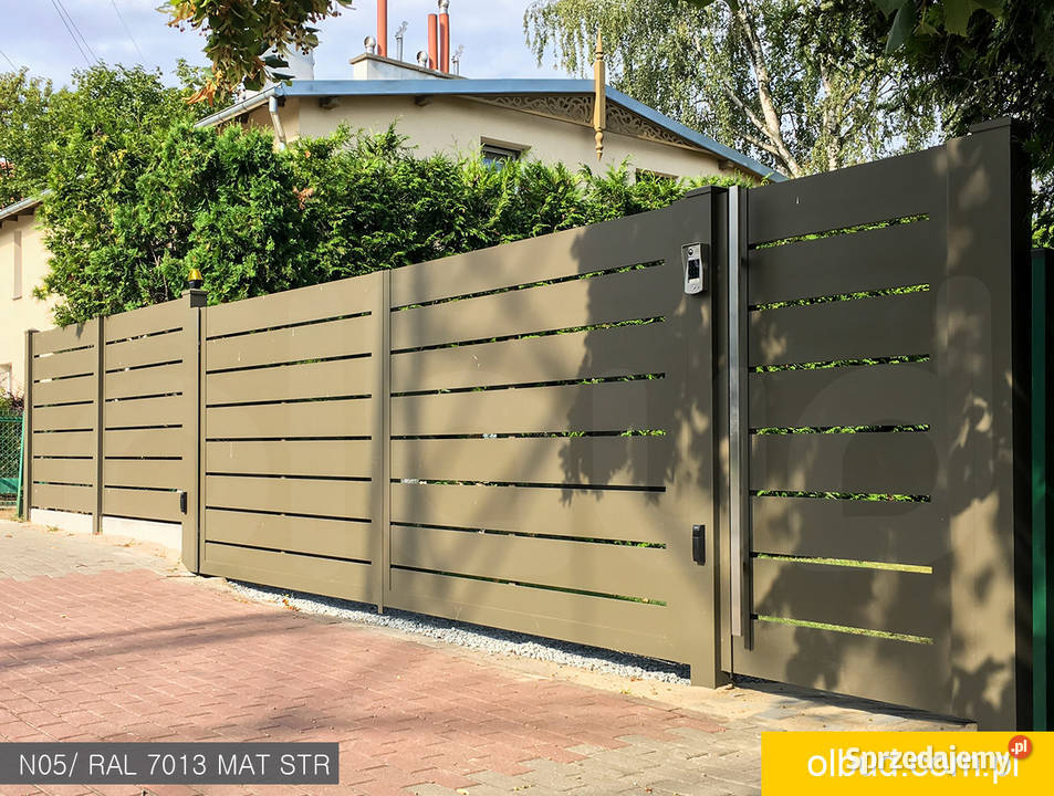 Ogrodzenie Aluminiowe ALFEN N05 nowoczesne Ogrodzenia i bramy Gdańsk