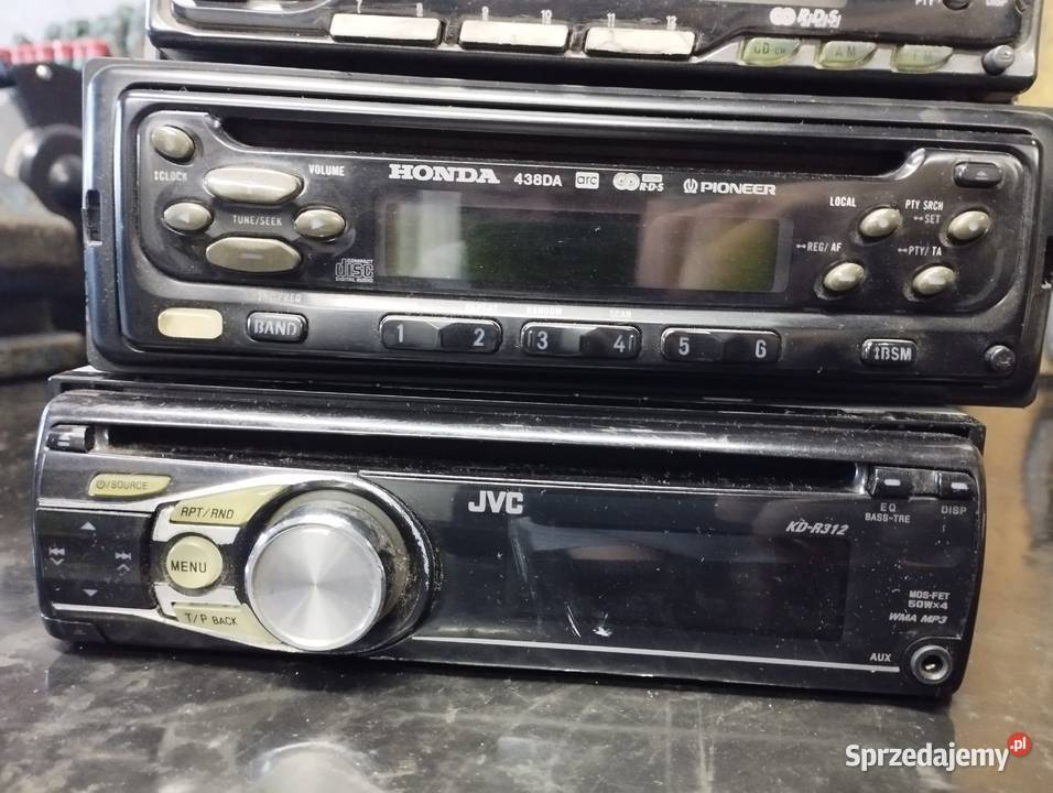 Stare radia samochodowe JVC Honda Pioneer Sony Knurów