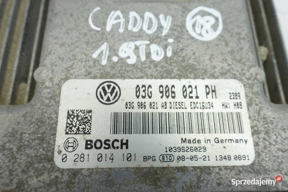 VW Caddy 19 TDI KOMPUTER SILNIKA sterownik MODUŁ sprzedam