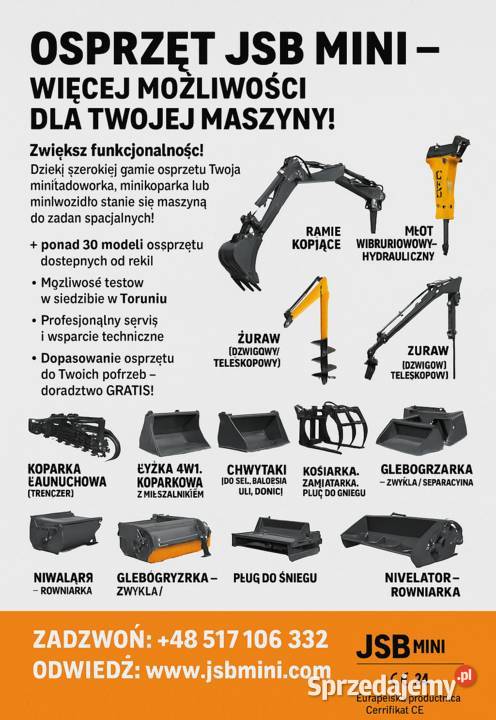 Ładowarka Koparka Wozidło NOWE 2025 Producenta Koparki kujawsko-pomorskie Toruń sprzedam