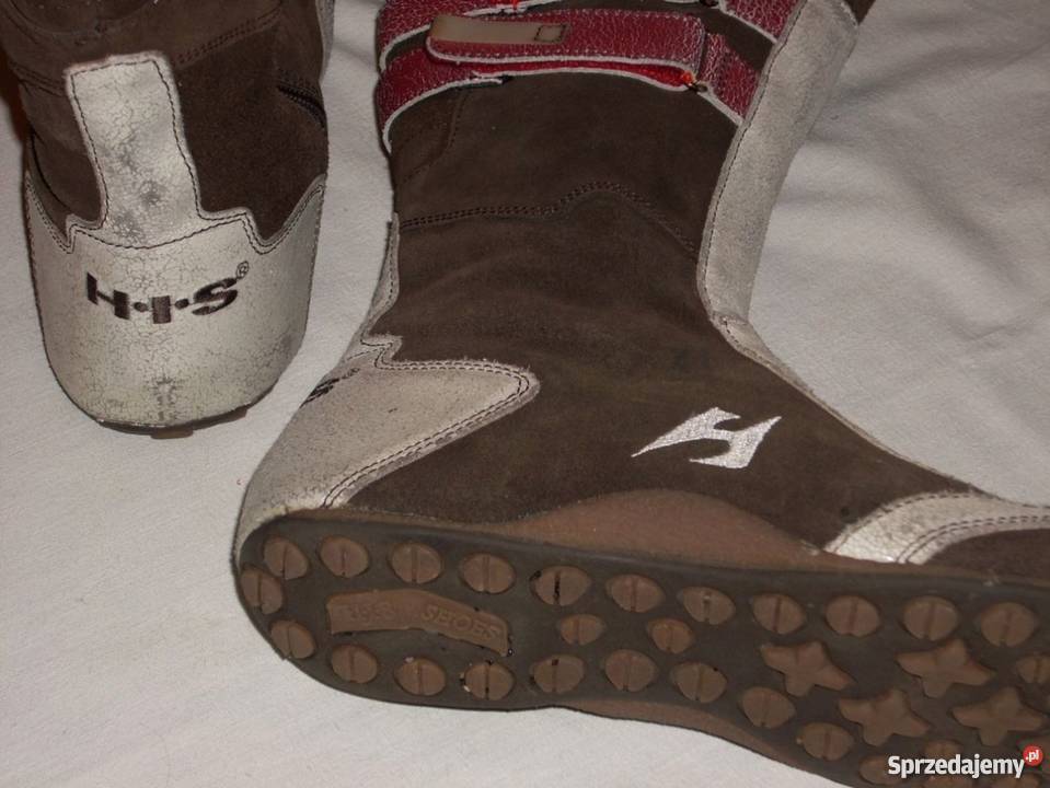 HIS skórzane kozaki sportowe 38 385 Nowy Sącz