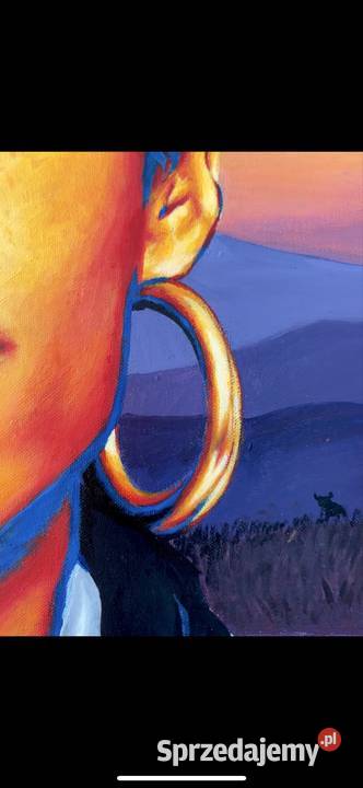 Obraz Wild Beauty ręcznie malowany akryl na Poznań