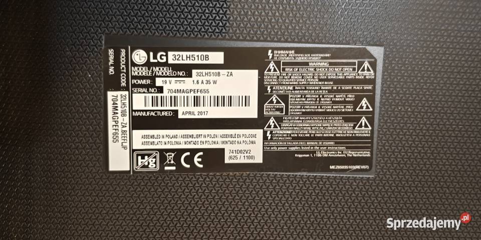 Telewizor led marki LG 32 łódzkie sprzedam