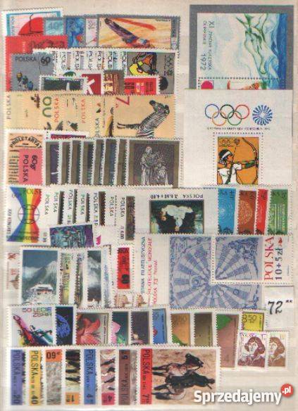 Rocznik znaczków 1972 śląskie Gliwice