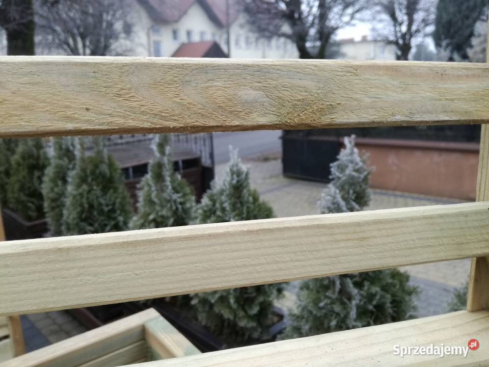 Ogrodzenie Drewniane Płot Pergola Prosty z Chojnice