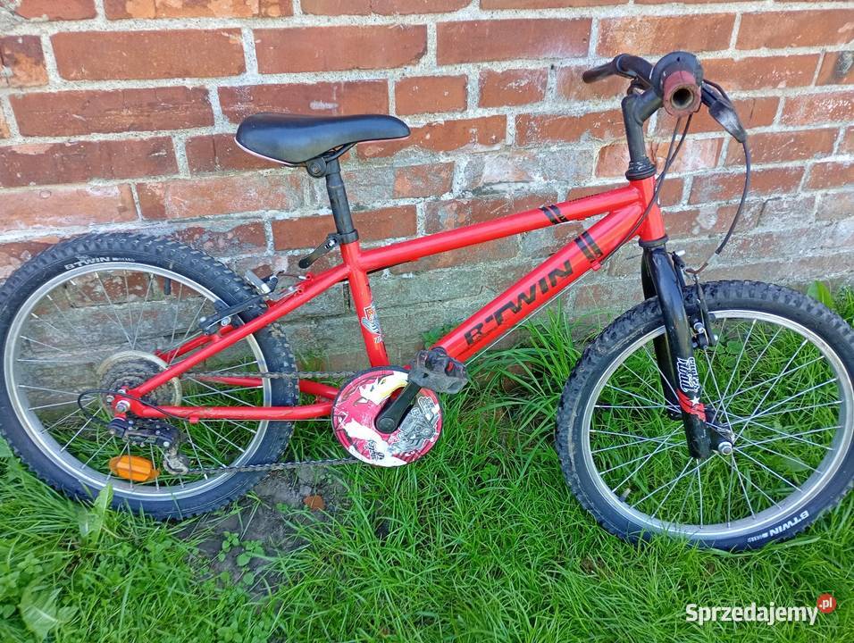 Rowerek BTWIN czerwony sprzedam