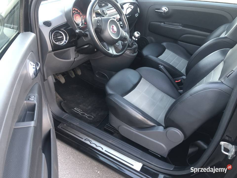 Fiat 500 13 Diesel panorama klima czujniki Rok produkcji 2009 Poznań