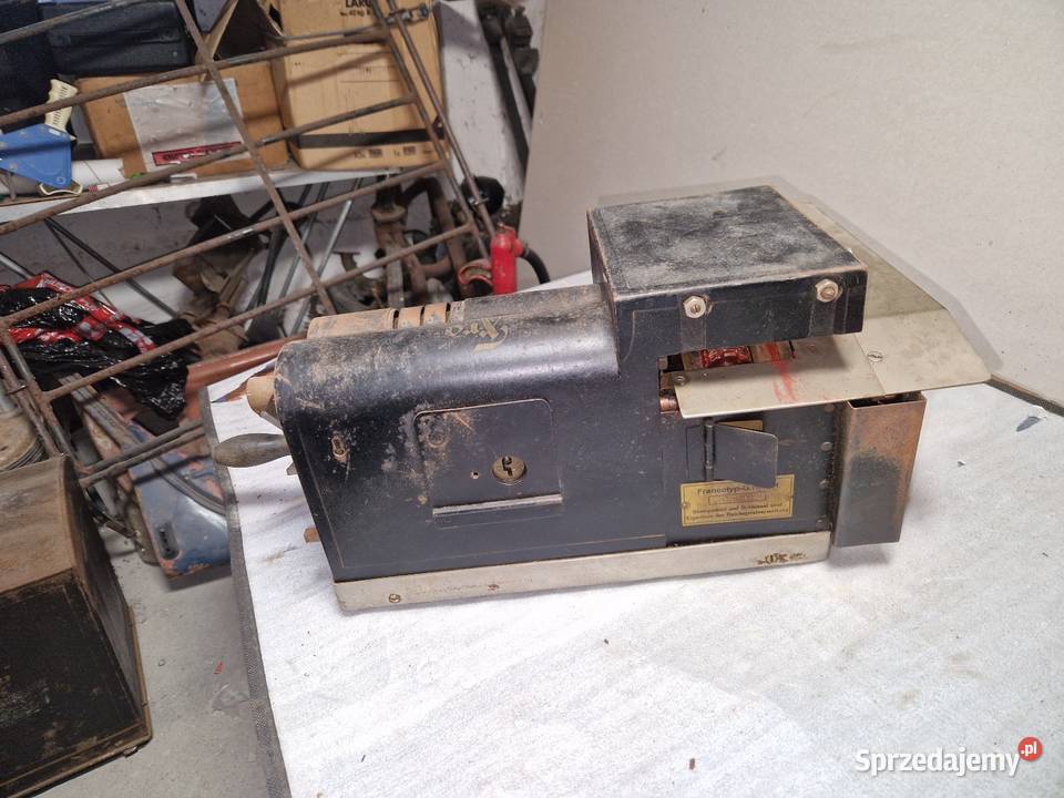 Frankownica pocztowa maszyna do stemplowania Żukowo