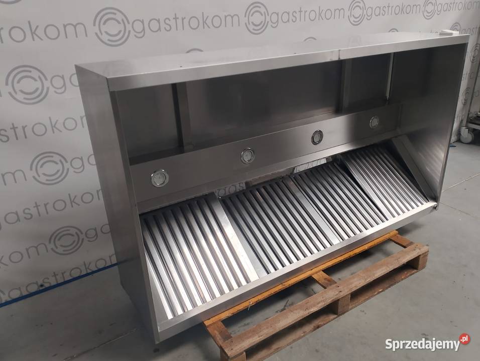 OKAP PRZYŚCIENNY SKRZYNIOWY Z ŁAPACZAMI 180X100 Wrocław sprzedam