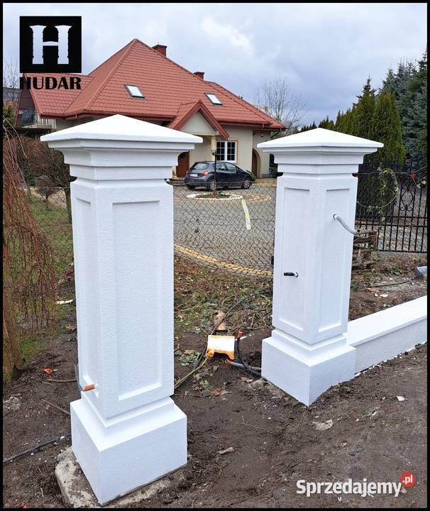 Słupy betonowe słupki stylowe dworkowe pałacowe Wrocław sprzedam