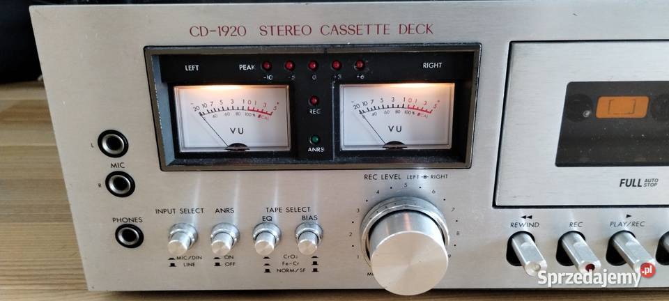 Magnetofon deck vintage JVC CD1920 do serwisu Warszawa