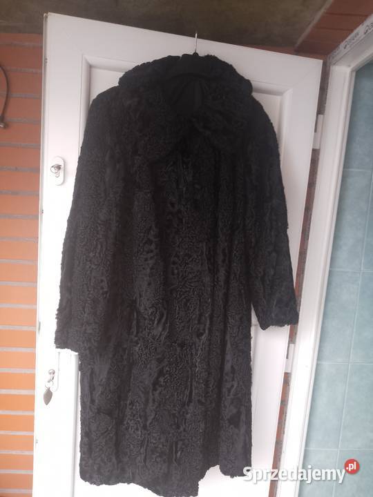 Futro karakułowe Orginał rozmiar 54 Używane Rokiciny-Kolonia