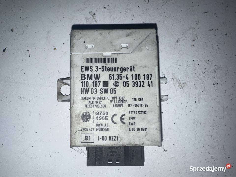 BMW E46 E39 X3 X5 STEROWNIK EWS 3 6934529 osobowe wielkopolskie Ostrów Wielkopolski sprzedam