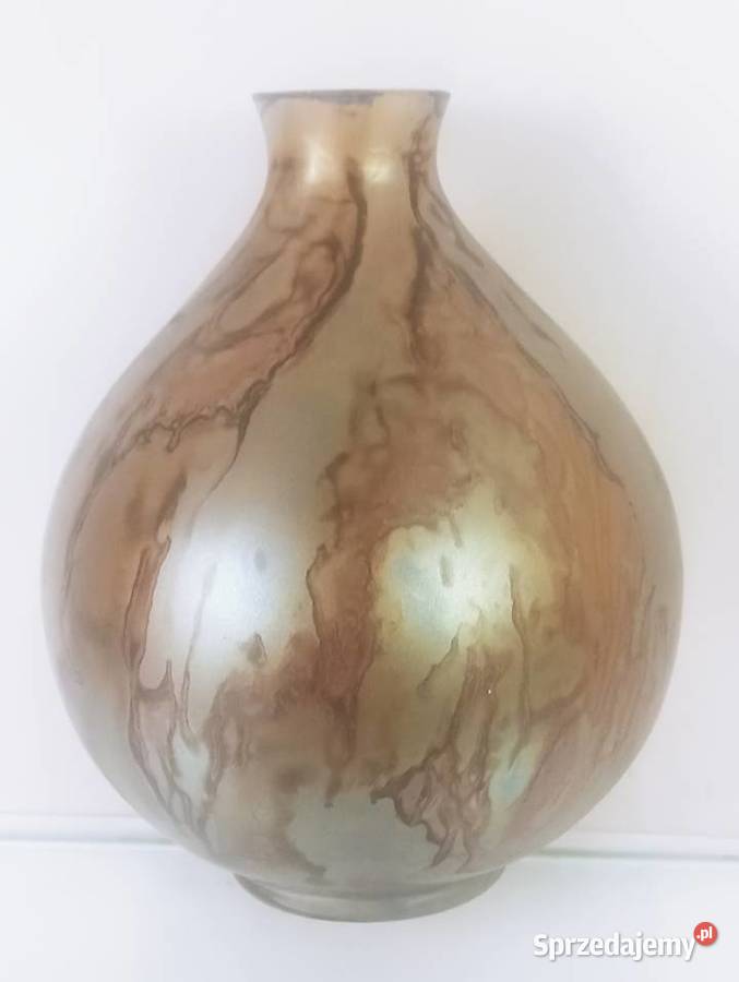 Loetz Wazon Iryzujące Szkło Loetz Nowa Sól