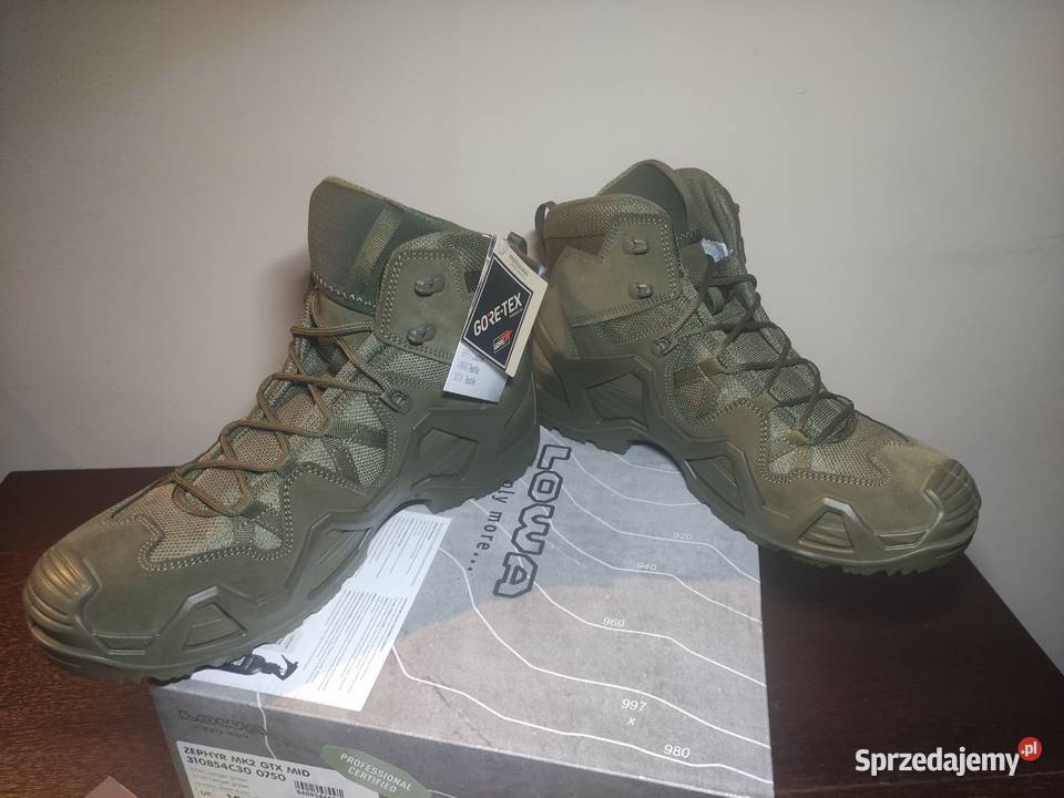 Buty Lowa Zephyr MK2 GTX MID r45 Trekkingowe 30cm Obuwie Gdańsk