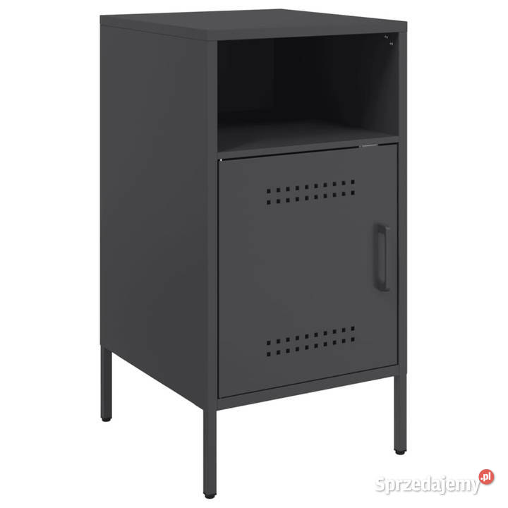 Szafka nocna czarna 36x39x68 stal WM843066 Warszawa sprzedam