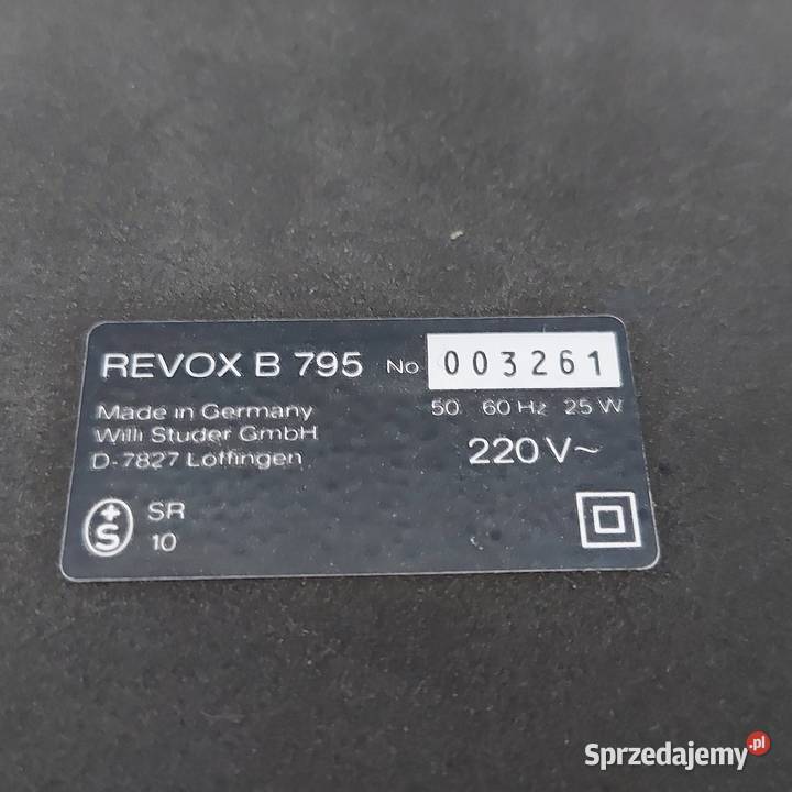 Gramofon Revox B795 Warszawa