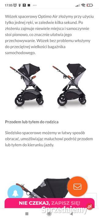 Wózek easy go optimo małopolskie Tylmanowa