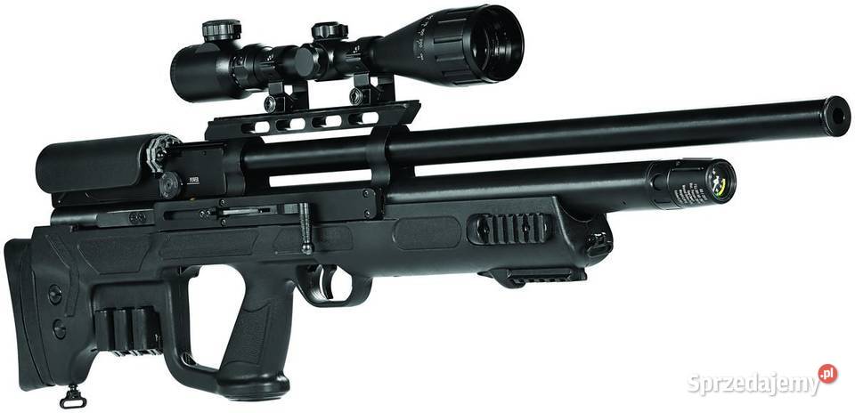 Wiatrówka PCP Hatsan Gladius tłumik QE 635 mm Trzcianka