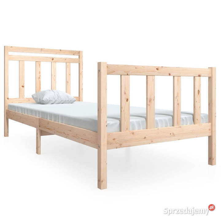 Rama łóżka lite drewno 100 x 200 WM3100709 Łóżka