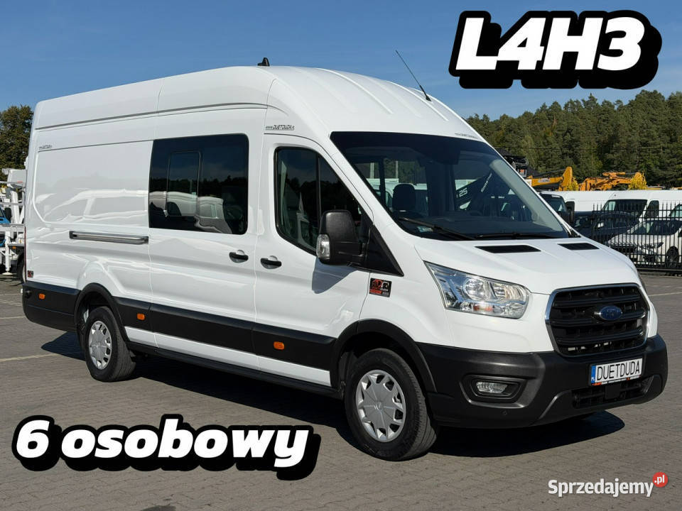 Ford Transit Doka Brygadówka 6 osób Bogato wspomaganie kierownicy Widełki