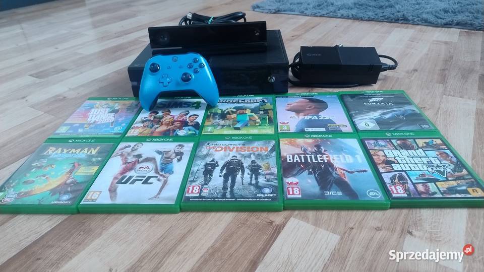 Xbox One Kinect 10 gier pad zasilacz kabel HDMI Przybysław sprzedam