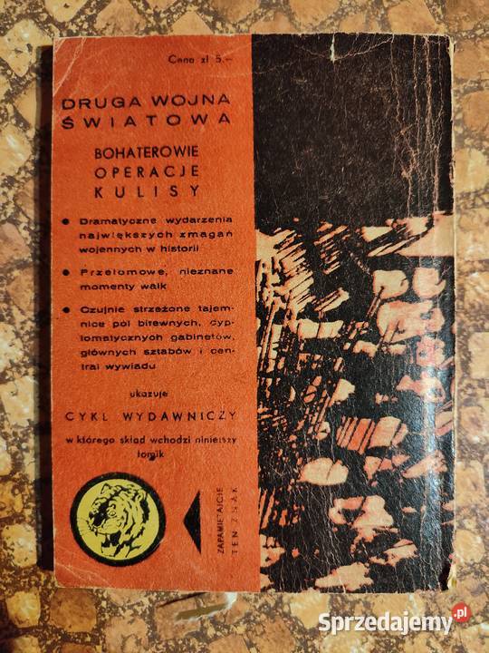 Tygrysy seria książek Żółty Tygrys 1959r miękka Pozostałe Lublin