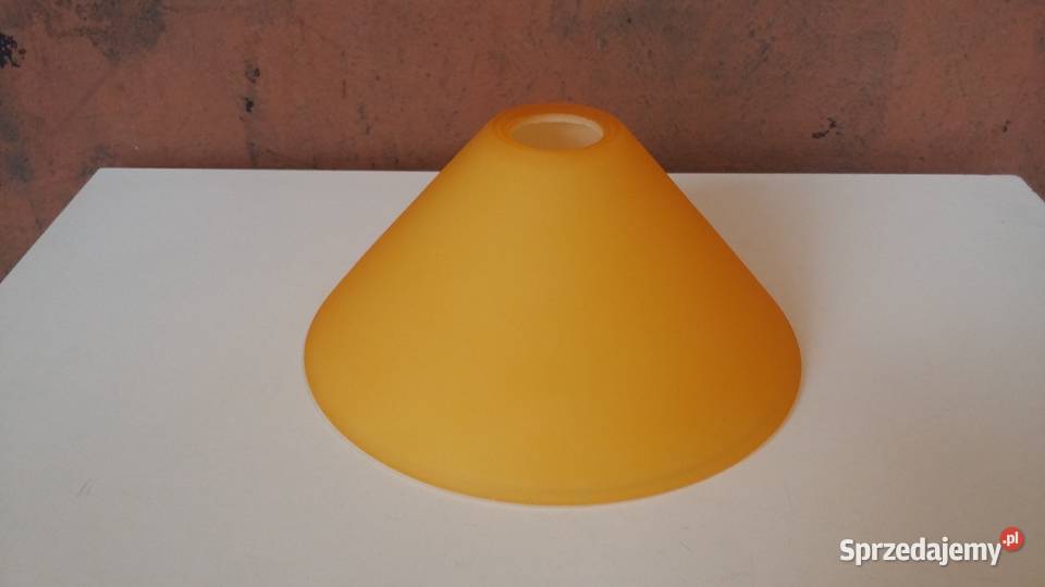 Klosz do lampy stożek żółty do Brilliant mazowieckie Warszawa sprzedam