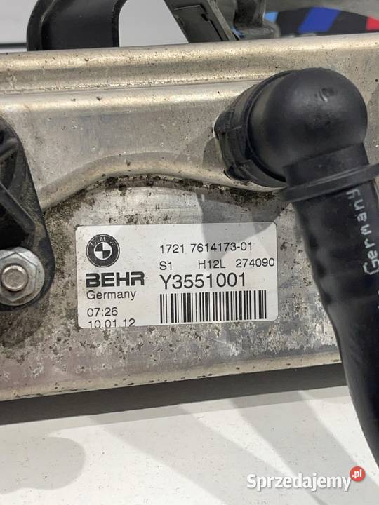 BMW F01 F10 CHŁODNICA PRZEWODY OLEJU SKRZYNI