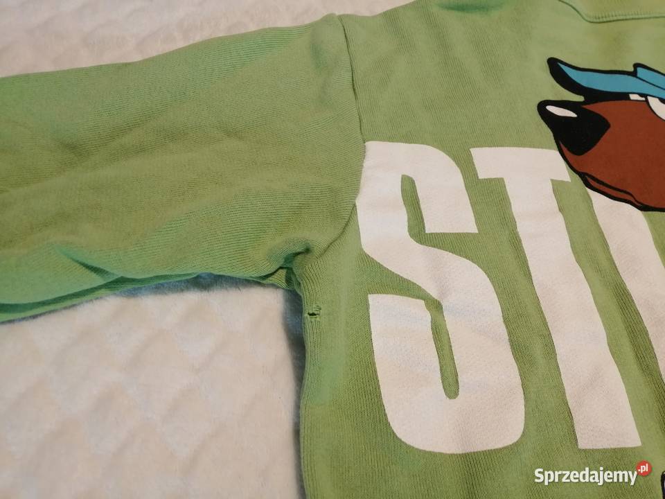 Rozpinany golf bluza długi rękaw zielona 120 chłopiec Czeladź