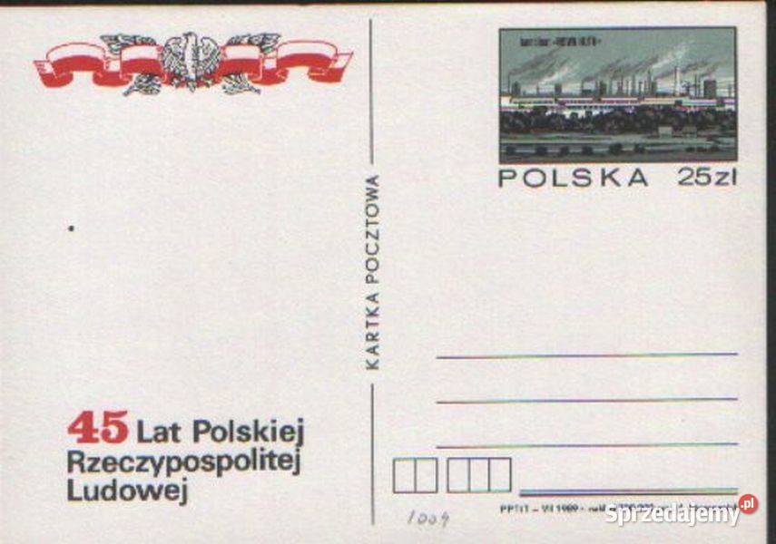Kart Cp 1002 4 9 1989 Filatelistyka Gliwice